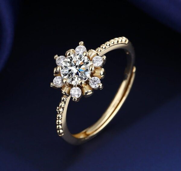 Flower Ring Adjustable