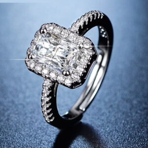 Cushion Tapered Ring Adjustable
