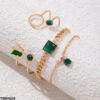 Butterfly/Square/Round Bracelet Set - Image 3