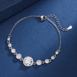 Round Stone Bracelet Adjustable