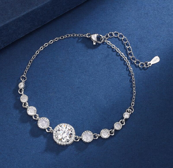 Round Stone Bracelet Adjustable