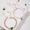 Butterfly/Square/Round Bracelet Set - Image 4