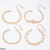 Snake 4 Chain Hand Bracelet - Image 2