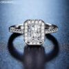 Cushion Tapered Ring Adjustable - Image 4